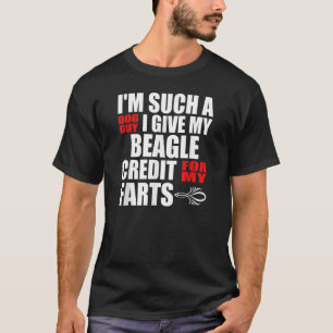 Camiseta Cara de Cachorro Fart Piada para Rapaz Masculino B
