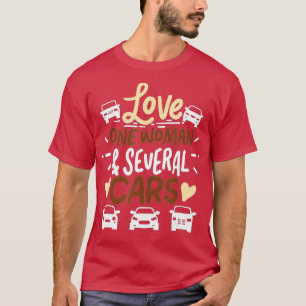 Camiseta Cara de Carro Engraçado PresenteAme uma mulher Car