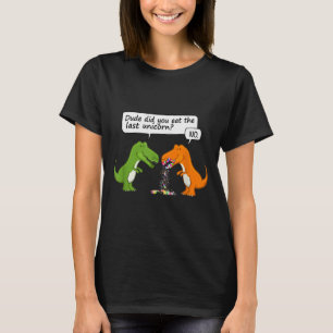 Camiseta Cara de Dinossauro Engraçado Você Comeu a Última C