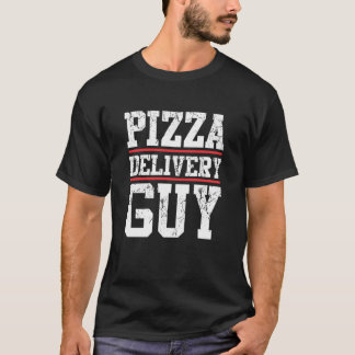 Camiseta Cara de entrega de pizza correspondente à fantasia