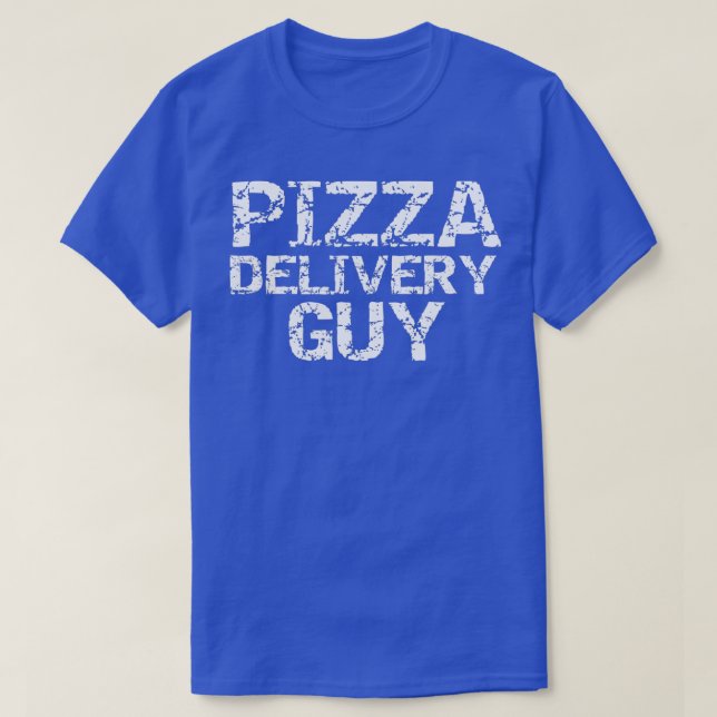 Camiseta Cara de entrega de pizza para presente de fantasia (Frente do Design)