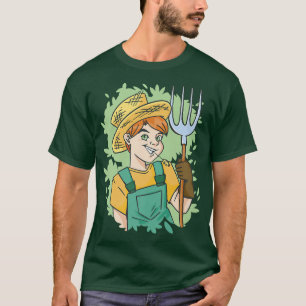 Camiseta Cara de Fazenda de Crianças Farmantes