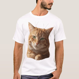 Camiseta Cara de Gato Feroz – Ousada e Divertida