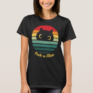 Camiseta Cara de Gato Fofo Espia um Mia