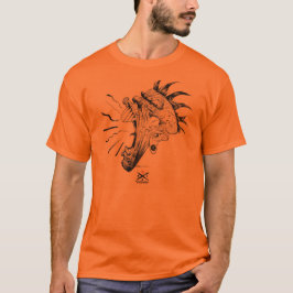 Camiseta Cara de Grelha (Laranja)