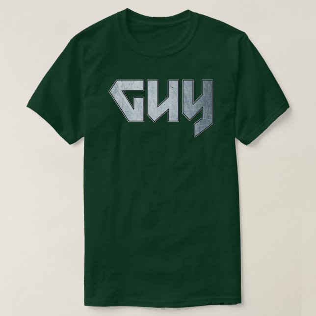 Camiseta Cara de metais pesados (Frente do Design)