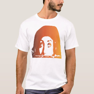 Camiseta Cara de mulher espiando a cara
