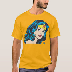 Camiseta Cara de Mulher Maravilha