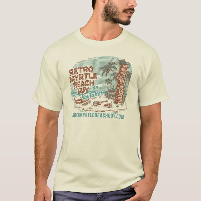 Camiseta Cara de Myrtle Beach Retro (Frente)