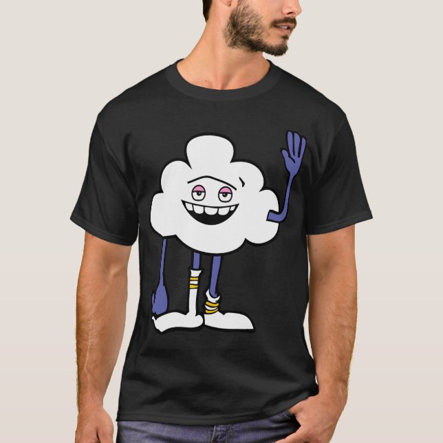 Camiseta Cara de Nuvem Trolls Design (Frente)