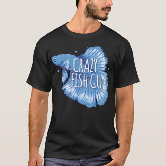 Camiseta Cara de Peixe Louco (Frente)
