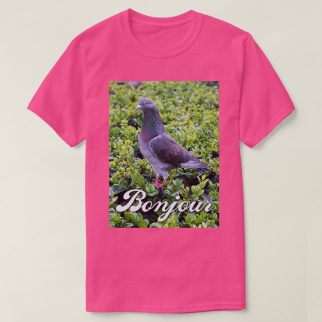 Camiseta Cara de Pombo (Frente do Design)
