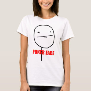 Camiseta Cara de póquer Meme