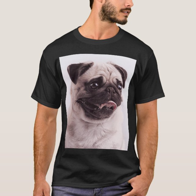 Camiseta Cara de Pug (Frente)