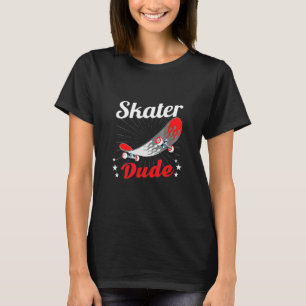 Camiseta Cara de Skate Skate Skateboarding Vermelho