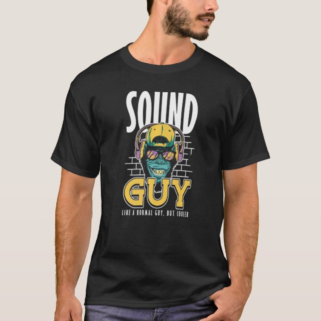 Camiseta Cara De Som Como Cara normal, Mas Engenharia De Áu (Frente)