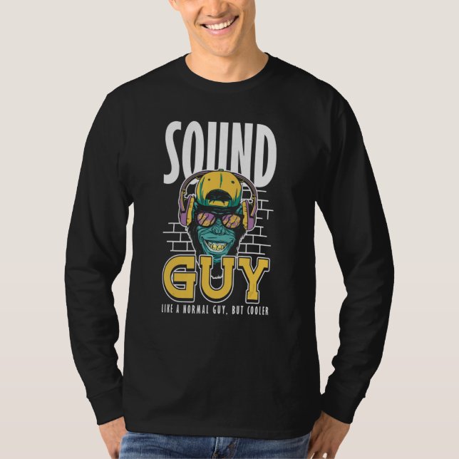 Camiseta Cara de Som Como um Cara Normal Mas Engenheiro de  (Frente)