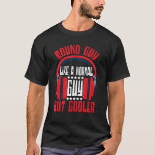 Camiseta Cara De Som Da Engenheiro De Som Como Um Áudio E D