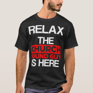 Camiseta Cara de som da igreja aqui Engenheiro técnico de á