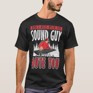 Camiseta Cara de som Eu vou desligar o Engenheiro de áudio