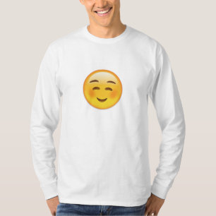 Camiseta Cara de sorriso branca Emoji