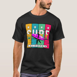 Camiseta Cara de surf Cali Beaches Surf California Surfer B