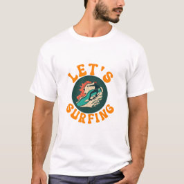 Camiseta cara de Surfe de vamos