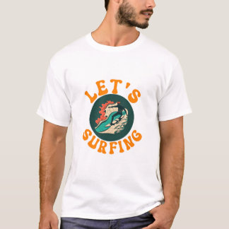 Camiseta cara de Surfe de vamos