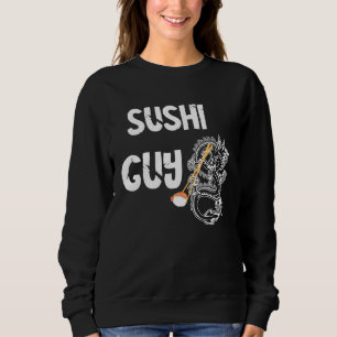 Camiseta Cara de Sushi Meninos Japoneses Comida Asiática Ni