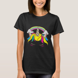 Camiseta Cara de Unicórnio Fofo e Engraçado Amante de Softl
