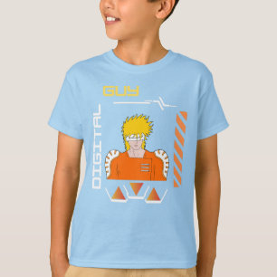 Camiseta cara digital num mundo digital