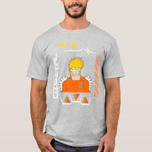 Camiseta cara digital num mundo digital