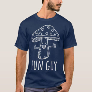 Camiseta Cara Divertida, Cogumelo Engraçado, Festa Engraçad