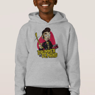 Camiseta Cara do Baterista com Design de Palhetas