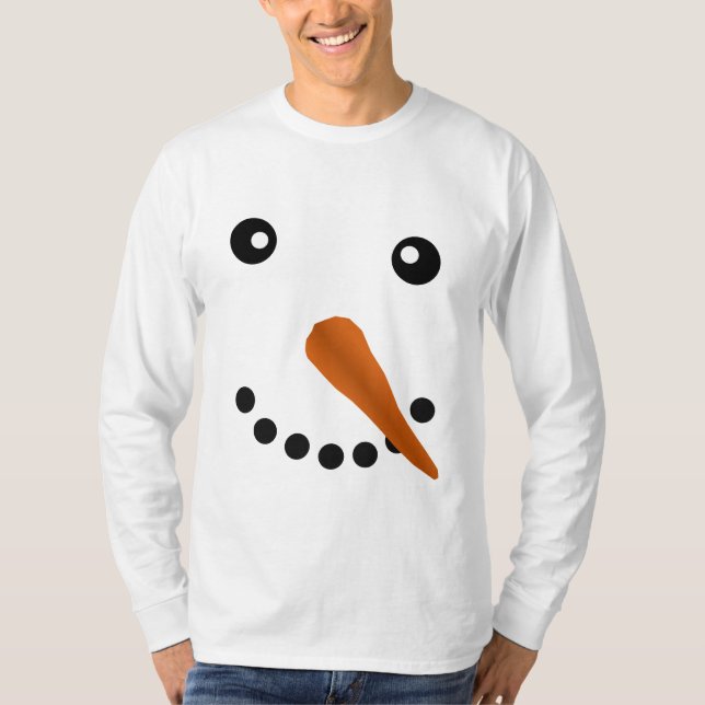 CAMISETA CARA DO BONECO DE NEVE (Frente)