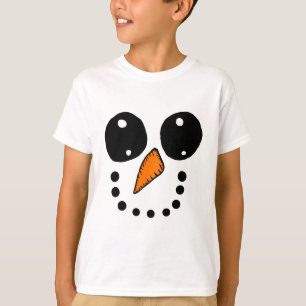 Camiseta Cara do boneco de neve