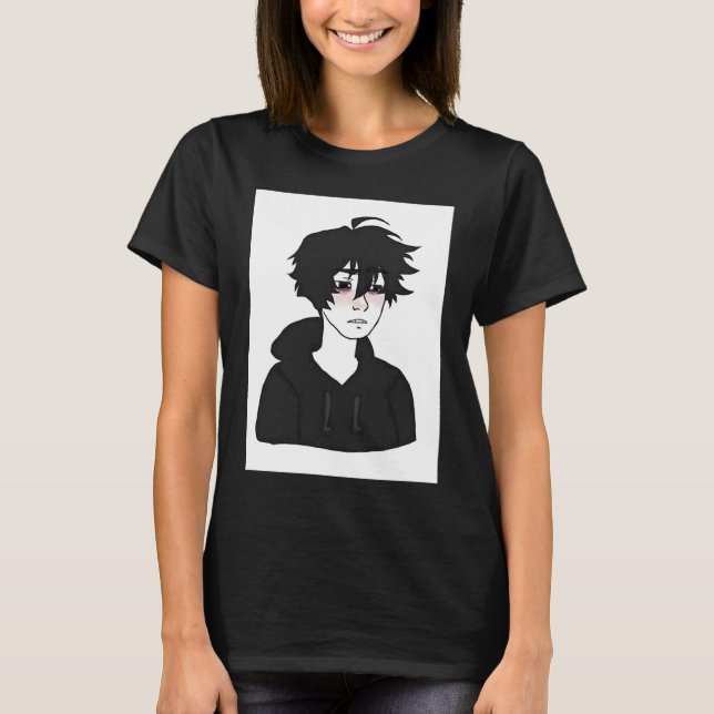 Camiseta Cara do Doomer e E Boy Sente Wojak Meme (Frente)