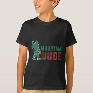 Camiseta Cara do Montanhista Divertido Pé Grande Sasquatch