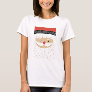 Camiseta cara do Papai Noel