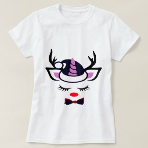 Camiseta Cara doce do unicórnio