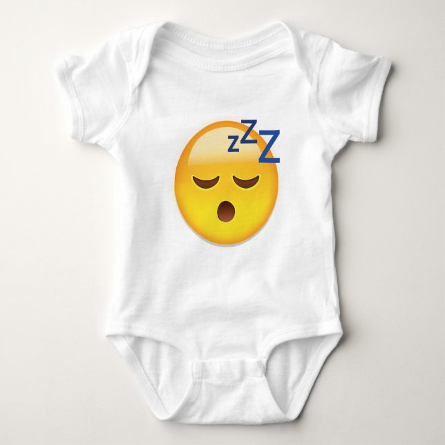 Camiseta Cara Emoji do sono (Frente)
