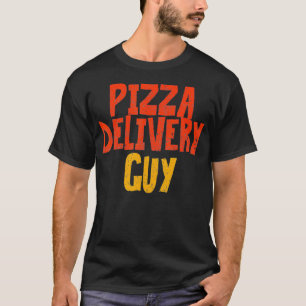 Camiseta Cara Engraçada De Entrega De Pizza No Último Minut