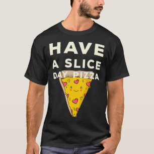 Camiseta Cara Engraçada De Entrega De Pizza Tem Uma Pizza D