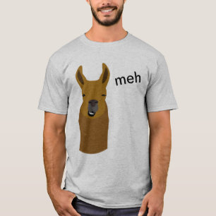 Camiseta Cara engraçada do lama