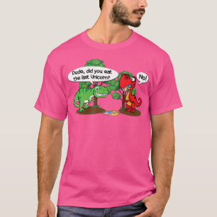 Camiseta Cara Engraçado Você Comeu O Último Dino Engraçado 