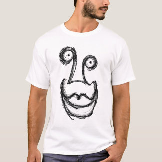 Camiseta Cara esquisita sombria e boba