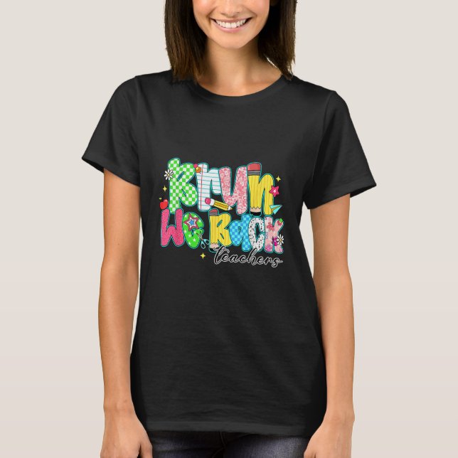 Camiseta Cara, estamos de volta. Dia dos professores, volta (Frente)