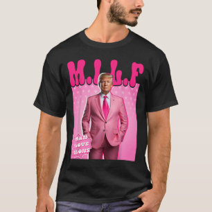 Camiseta Cara, Eu Adoro Felons, Engraçado Pink Trump 2024 P