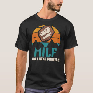 Camiseta Cara, Eu Adoro Fósseis Dizendo Dinossauros Paleont