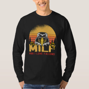 Camiseta Cara, eu amo falcões Vintage Bird Caçador de Falcõ